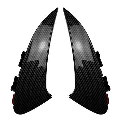 Inserciones en las tomas de aire laterales del paragolpes trasero Carbon Look para Mercedes CLA Clase W118 2019-2022 (paquete AMG)