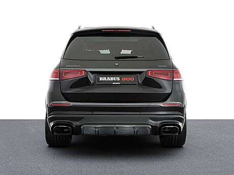 Rear Bumper Diffuser Carbon with Muffler Tips Brabus X167M-400-99 Mercedes GLS600 Maybach X167