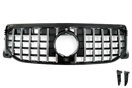 Front Grille suitable for Mercedes GLB-Class X247 2019-2023 GT-R Panamericana Design Chrome