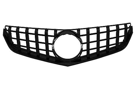 Front Grille suitable for Mercedes E-Class C207 W207 A207 Pre Facelift (2009-2012) Coupe Cabrio GTR Look Black