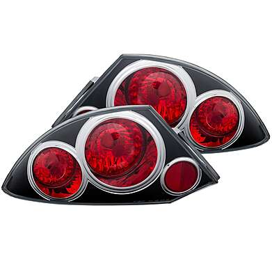 Tail Lights Black Anzo 221081 Mitsubishi Eclipse 2000-2005