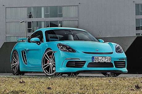 Cubierta parachoques delantero TechArt 082.100.100.009-T para Porsche Cayman 718 (982C)
