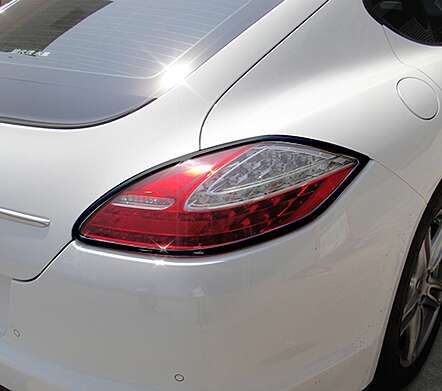 Cubre piloto trasero negro 1-PS301-02BK para Porsche Panamera 970 2011-2015