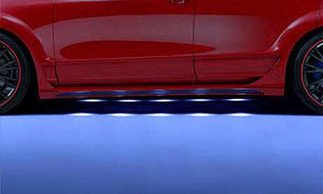 Iluminación de umbral de puerta Lumma CLR 558 GT para Porsche Cayenne 958 (original, Alemania)