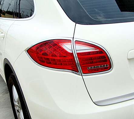 Cubre piloto trasero cromado IDFR 1-PS132-02C para Porsche Cayenne 2010-2015