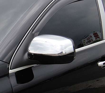 Cubiertas para espejos cromadas IDFR 1-PS131-06C para Porsche Cayenne 2007-2010