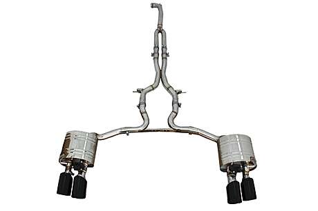 Complete Exhaust System suitable for Porsche Panamera II 971 (2017-Up) Turbocharged 3.0 L V6 Petrol Engine with Valvetronic