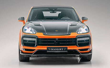 Cubre cerca de los faros (carbono) Mansory PCN 144 756 para Porsche Cayenne E3 (original, Alemania)