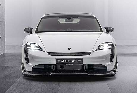Inserciones en el parachoques delantero (carbono) Mansory PTA 102 121 para Porsche Taycan (original, Alemania)