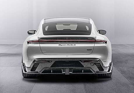 Spoiler de tapa de maletero (carbono) Mansory PTA 830 301 para Porsche Taycan (original, Alemania)