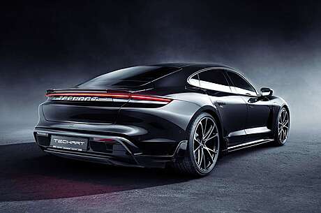 Spoiler de tapa de maletero Techart 09J.121.800.009-T para Porsche Taycan (original, Alemania)