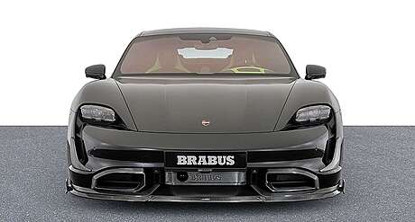 Spoiler de parachoques delantero (carbono) Brabus 9TY-200-99 para Porsche Taycan (original, Alemania)
