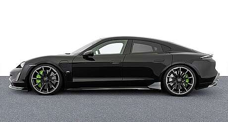 Umbrales de puerta (carbono) Brabus 9TY-300-99 para Porsche Taycan (original, Alemania)