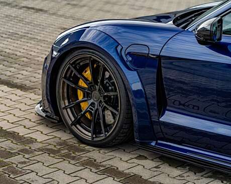 Extensiones de paso de rueda Prior Design PDT1 4260609897746 para Porsche Taycan (original, Alemania)