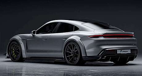 Spoiler de tapa de maletero PDT1 de diseño anterior 4260609897722 para Porsche Taycan (original, Alemania)