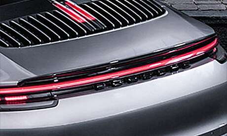 Spoiler de tapa de maletero Techart 092.100.800.009-T para Porsche 911 992 (original, Alemania)