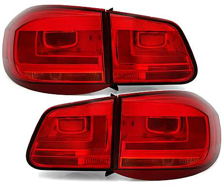 Pilotos traseros diodo rojo Facelift Style para Volkswagen Tiguan 2007-2011