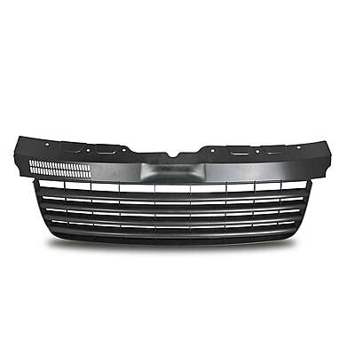 Front Grill badgeless, black suitable for VW T5 year 2003 - 2009