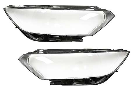 Headlights Lens Glasses suitable for VW Passat B8 3G (2015-2019) Clear