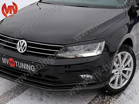 Pestañas en faros para pintar MV-Tuning para VW Jetta VI 2010-2017