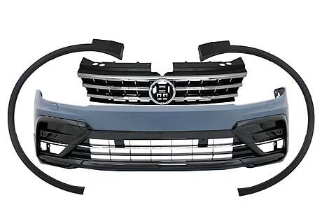 Front Bumper suitable for VW Tiguan II Mk2 AD/BW (2016-2019) R-Line Design