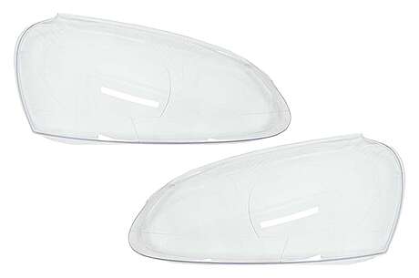 Headlights Lens Glasses suitable for VW Golf 5 V (2003-2009) Clear