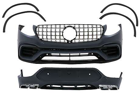 Kit de carrocería adecuado para Mercedes GLC Coupe C253 (2015- 07.2019) C63 Diseño