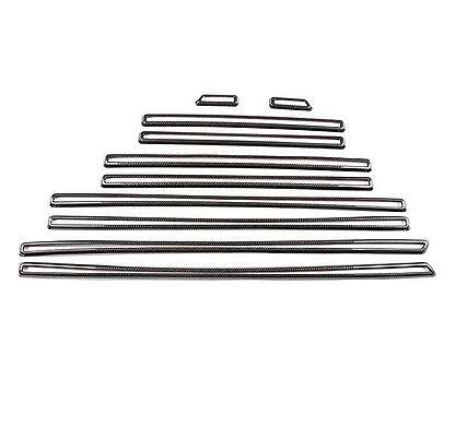 Carbon Fiber Car Door Guard Molding Strip 10pcs For Benz G-Class W464 2019-2021