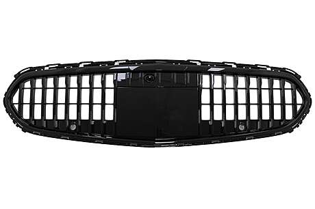Front Grille suitable for Mercedes C-Class W206 Sedan S206 T-Modell (2021-Up) Vertical Design Black