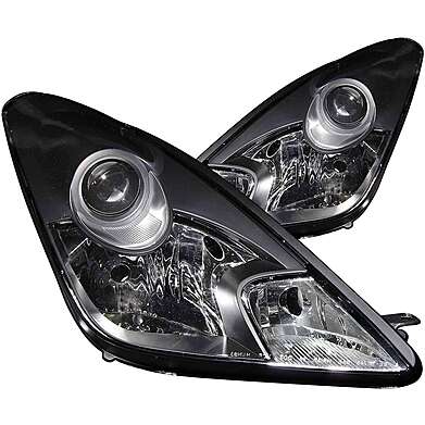 Headlights Projector Black Anzo 121122 Toyota Celica 2000-2005