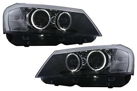 Angel Eyes Headlights suitable for BMW X3 F25 SUV (2011-2014)