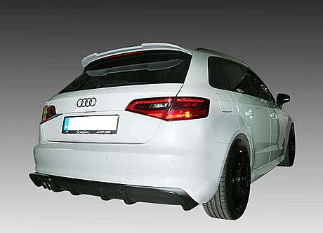 Rear Diffuser Motordrome K152-001 Audi A3 8V Sportback (2013-2016) (Single Exhaust)