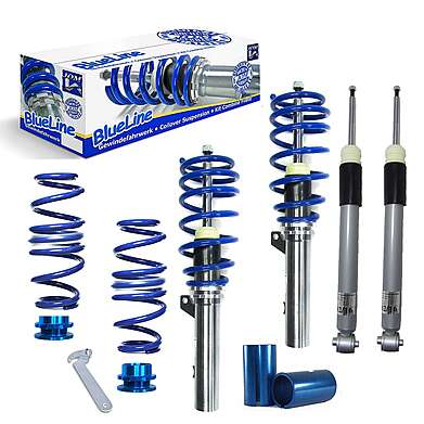 BlueLine Coilover Kit suitable for Audi A3 (GY) 30 TFSI/ 35 TFSI/ 30 TDI/ 35 TDI, 2020-, only for vehicles with independent rear suspension