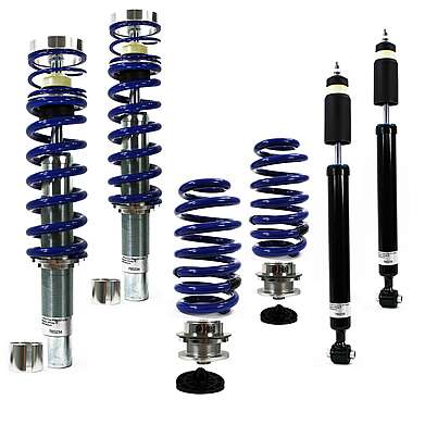 Blueline Coilover Kit suitable for Audi A4 B9 (8W) Avant Quattro for front strut diameter 48,6 mm and 53 mm ( adapter ), year 2015-, not for electric damper system