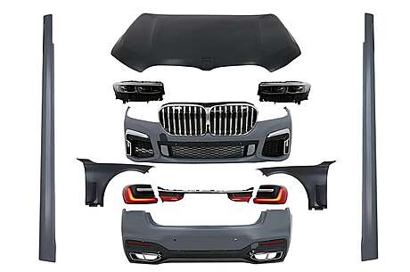 Complete Body Kit suitable for BMW 7 Series G12 (2015-2019) Conversion to G12 LCI 2020 Design