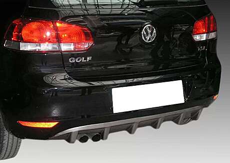 Rear Diffuser V.1 Motordrome K128-003 Volkswagen Golf Mk6