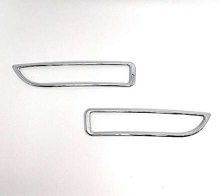 Chrome Rear Bumper Trims IDFR 1-VW022-07C Volkswagen Beetle 2005-2012