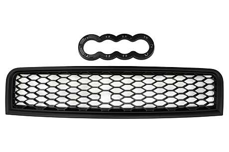 Front Grille suitable for Audi A4 B6 Sedan Avant 8E/8H (2001-2004) RS Design Matte Black
