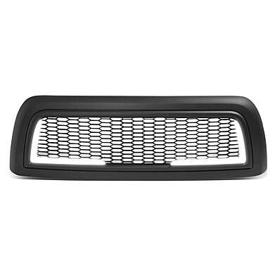 LED Honeycomb Matte Front Hood Grille Frame Dodge Ram 2500 3500 2010-2018 