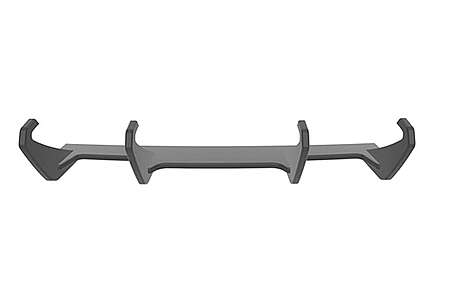 Rear Bumper Diffuser Racing CSR-Automotive CSR-HA348-B VW Scirocco 3 