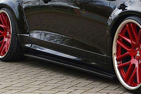 Side Skirts Ingo Noak Tuning INE-CUP501828-ABS (Seidenmatt) VW Scirocco III R Typ 13