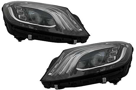 Headlights Full LED suitable for Mercedes S-Class W222 Maybach X222 (2013-2017) Facelift Look