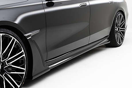 Side Skirts WALD Black Bison for Mercedes S W223 (original, Japan)