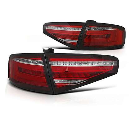 LED Tail Lights Red Audi A4 B8 2011-2015