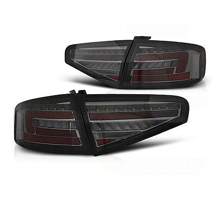 LED Tail Lights Dark Smoke Audi A4 B8 2011-2015