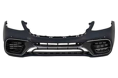 Front Bumper suitable for Mercedes S-Class W222 Facelift (2017-2020) S63 Design