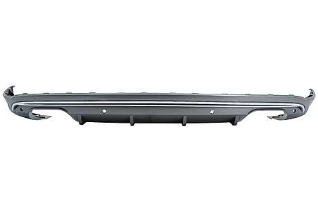 Rear Bumper Valance Diffuser suitable for Audi Q5 8R (2009-2016) Platinum Grey