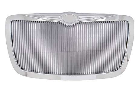 Front Grille suitable for Chrysler 300C Sedan Avant (2004-2010) Vertical Chrome Edition