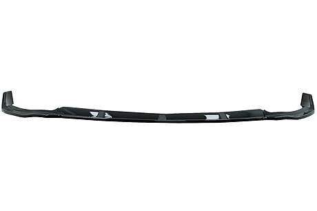 Front Bumper Lip suitable for Mercedes C-Class W205 Sedan S205 T-Modell A205 Cabriolet C205 Coupe (2014-2019) Sport Line Piano Black