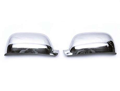 Chrome Mirror Cover 2 pcs Stainless Steel Volkswagen Touareg 2002-2007